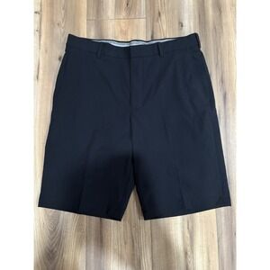 Walter Hagen Golf Shorts Mens Size W32 Black 100% Polyester Flat Front *